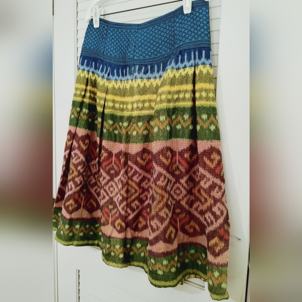 Vintage Plus Size Peruvian Textile Pattern Woven … - image 3